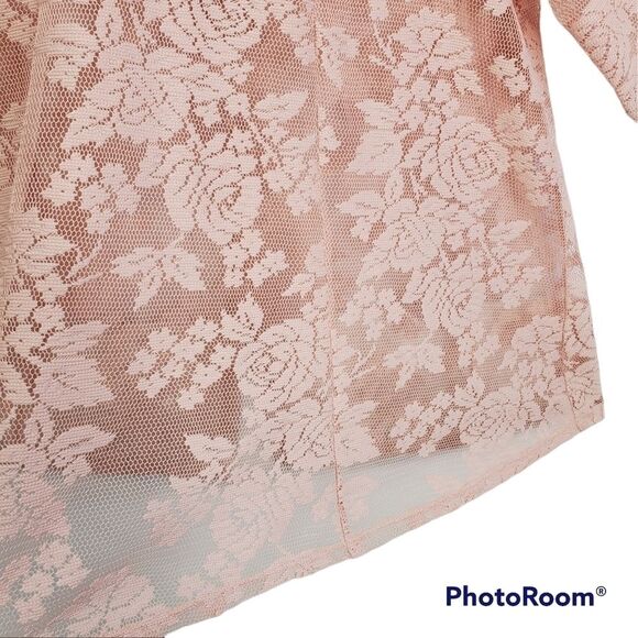 BCBGENERATION Floral Lace Open-back Top Size XSMALL - Picture 11 of 16